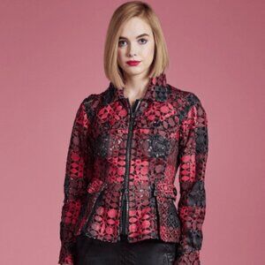 NWOT Black and Red Byron Lars Jacket Sz.8